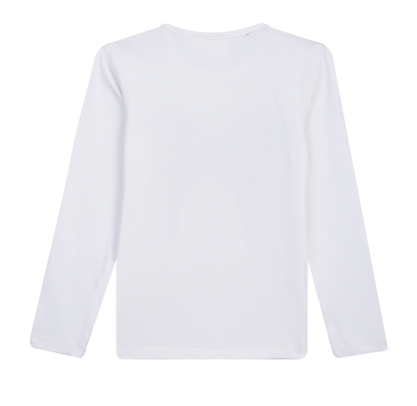 Someone Scottie Langarm Shirt in Ecru Creme mit Wendepailletten Schmetterling - SALE Someone Scottie Langarm Shirt in Ecru Creme mit Wendepailletten Schmetterling - SALE