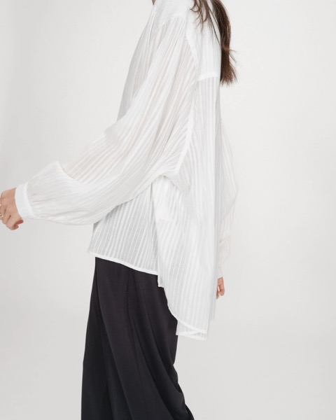 Grace & Mila Bluse Oversized - Ivoire Vibes Grace & Mila Bluse Oversized - Ivoire Vibes