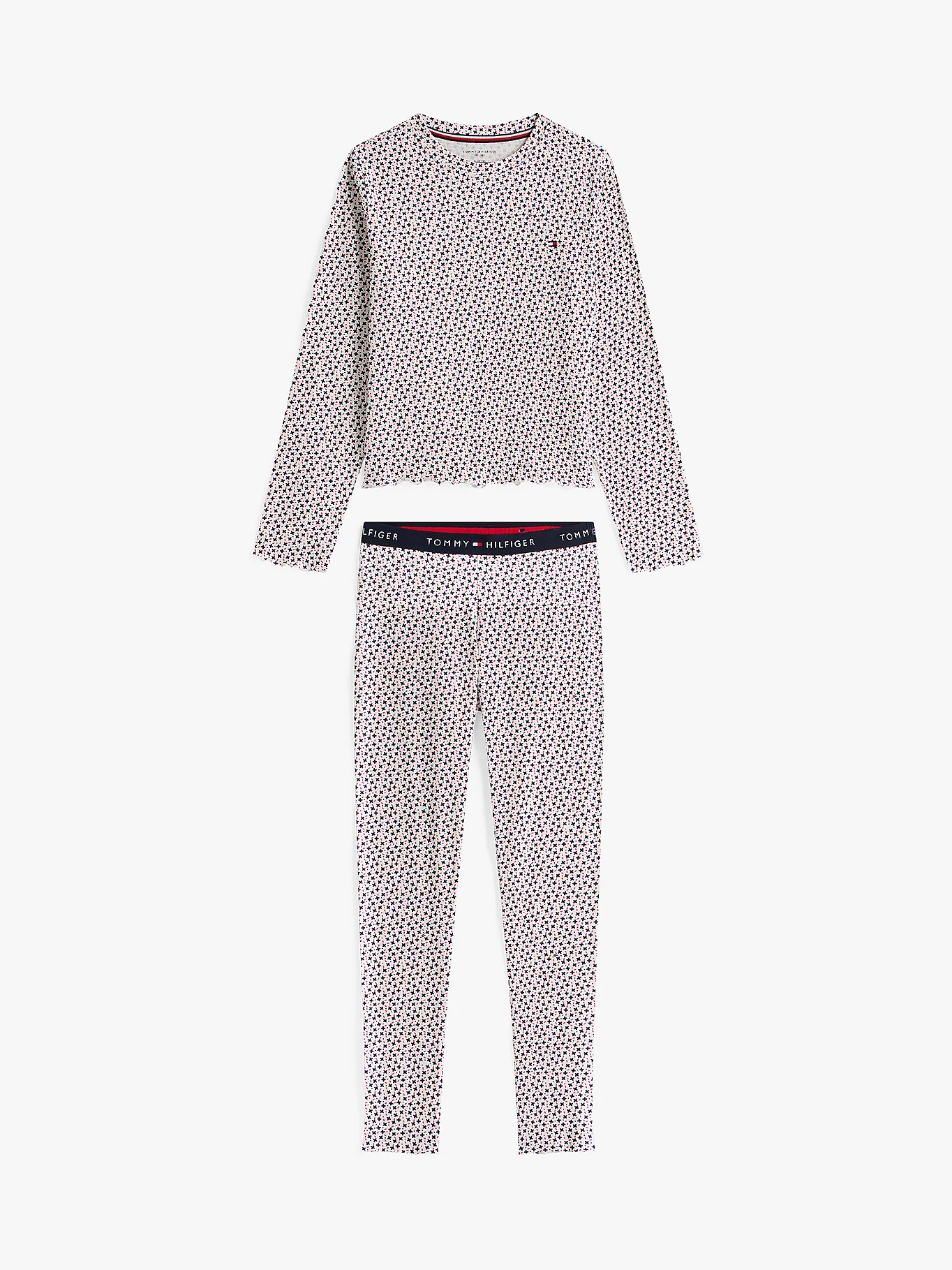 Tommy Hilfiger Mädchen Pyjama set - Collegiate Ditsy - SALE Tommy Hilfiger Mädchen Pyjama set - Collegiate Ditsy - SALE