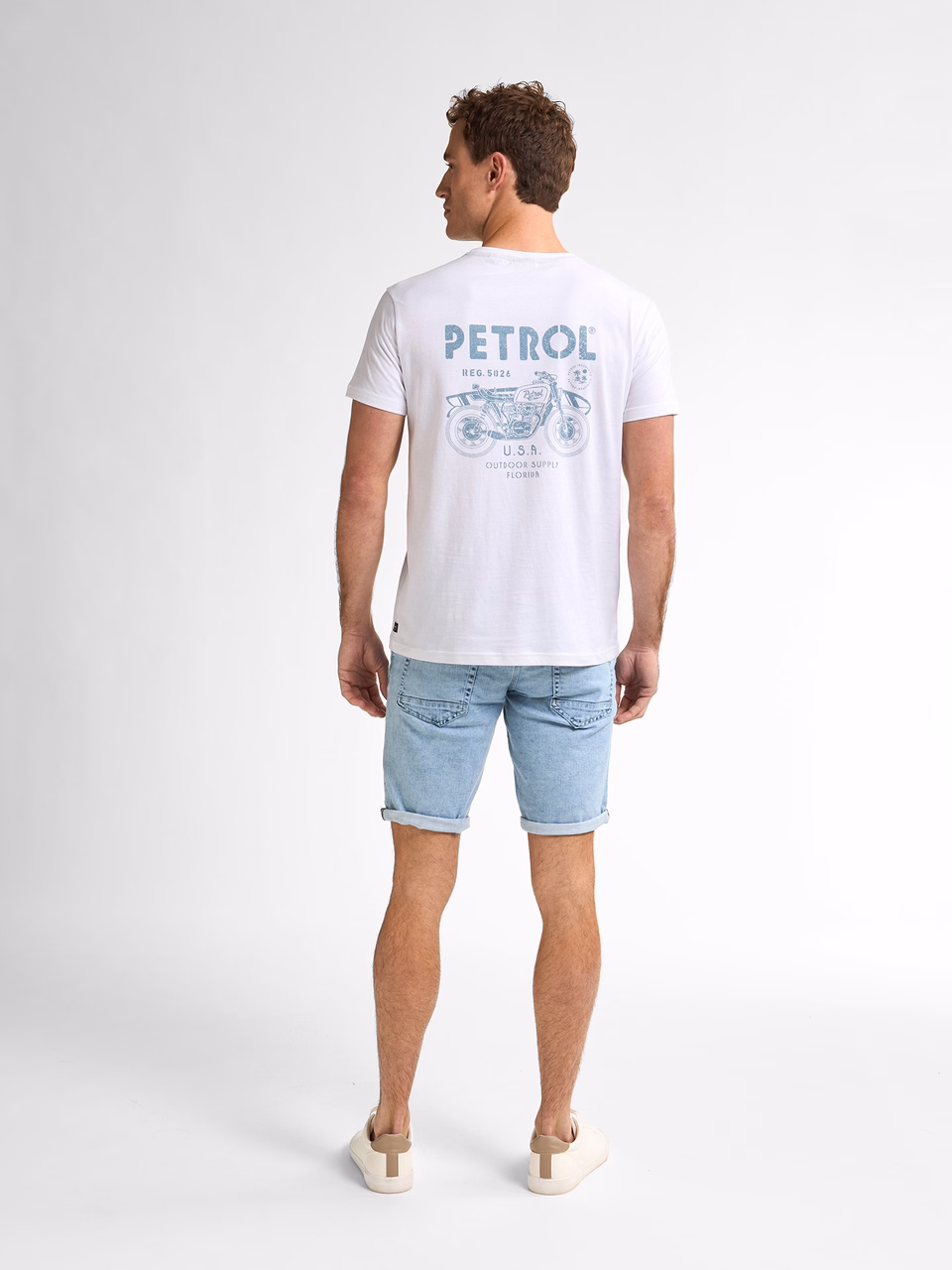 Petrol Industries Herren Jeans Short in Light stone Hellblau Petrol Industries Herren Jeans Short in Light stone Hellblau