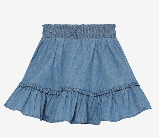 Minymo Chambray Rock in Faded Denim Blau 