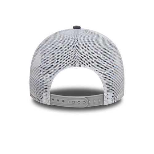 New Era Tonal Check Trucker Cap in Grau - LA Lakers