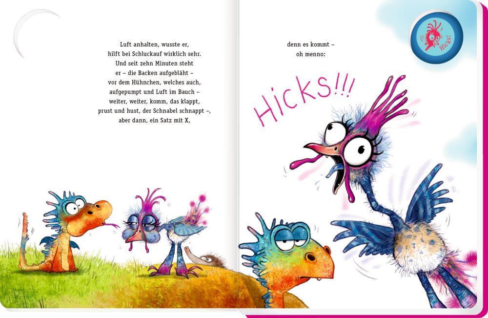 Furzipups und Hicksi Huhn Pappbilderbuch