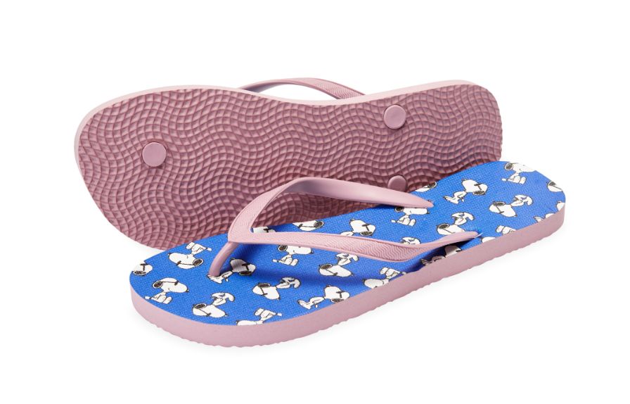 Codello Peanuts Flip Flops in Blau - Snoopy allover
