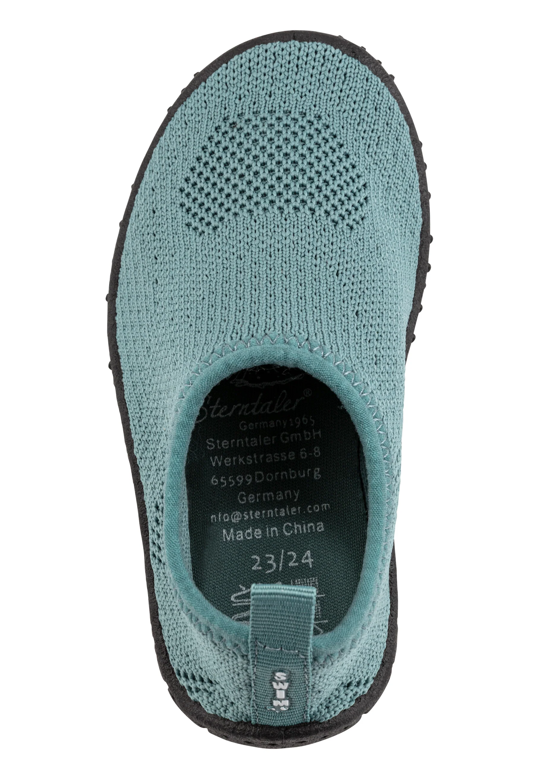 Sterntaler Badeschuhe im Strickdesign mit ergonomischer rutschfester Sohle - Blau