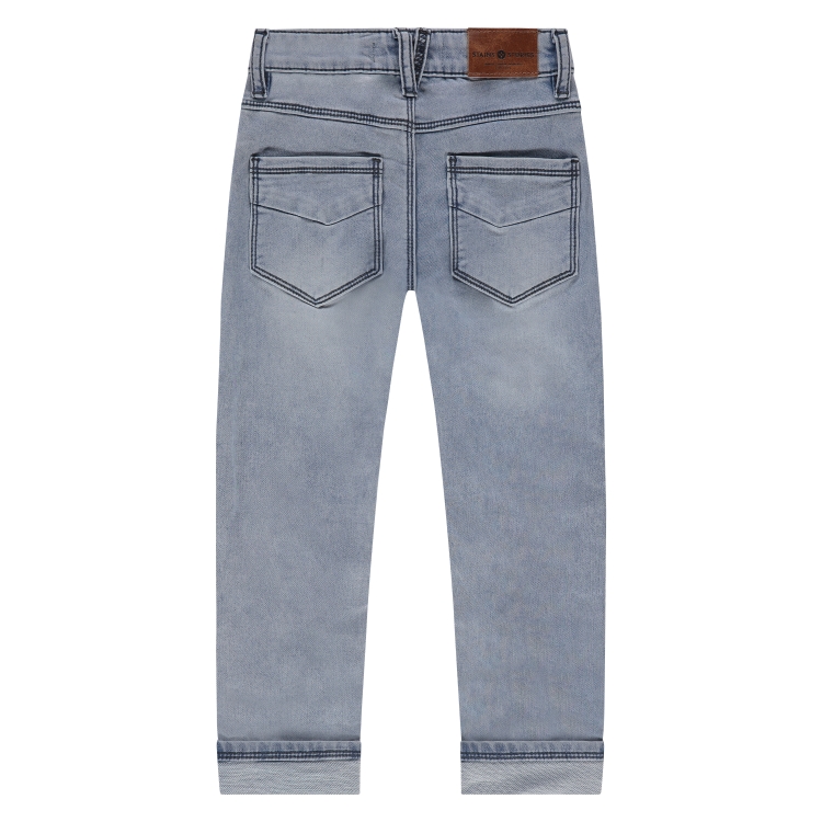 Babyface Stains & Stories Straight Leg Jog Jeans in Hellblaues Denim 