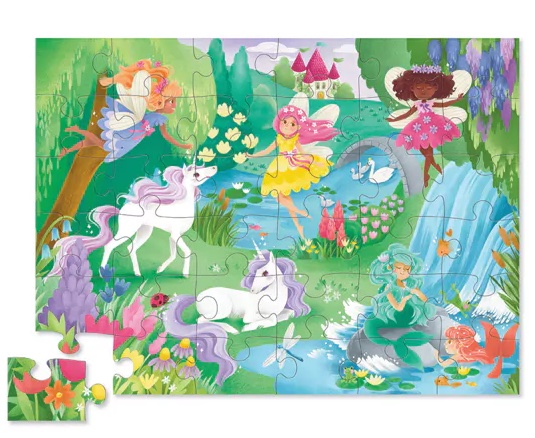 Crocodile Creek Puzzle - Magical Friends - Feen - 36 Teile