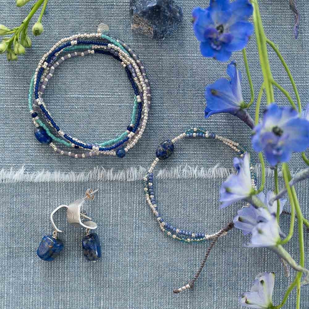 A Beautiful Story Shining Lapis Lazuli Armband A Beautiful Story Shining Lapis Lazuli Armband
