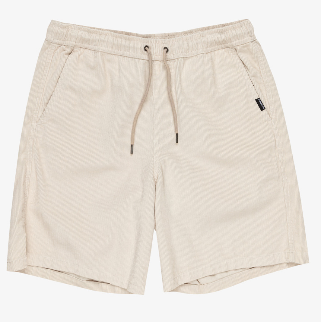 Quiksilver Taxer Cord - Kordshorts für Männer in Wind Chime - Creme