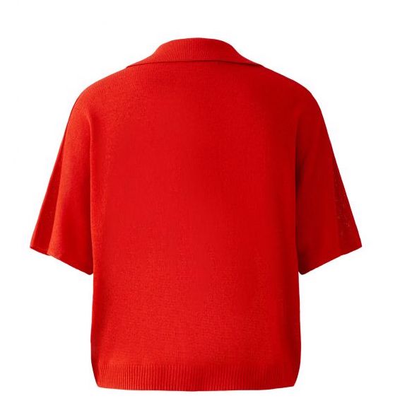 MIss Lagotte Pullover Strickpulli mit Kragen in Rot - SALE