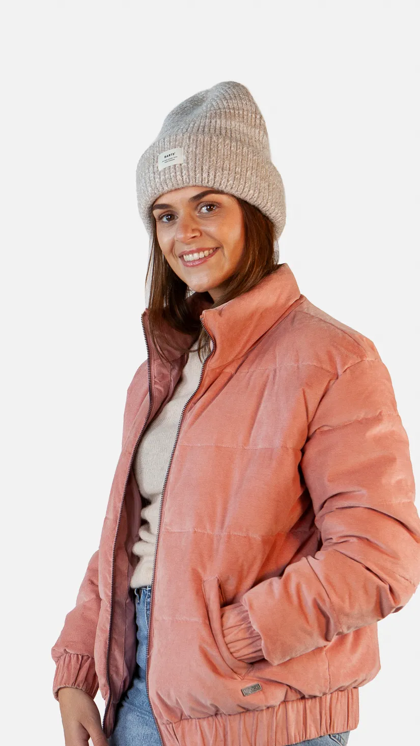 Barts Owlet Beanie Mütze Beige Gesprenkelt