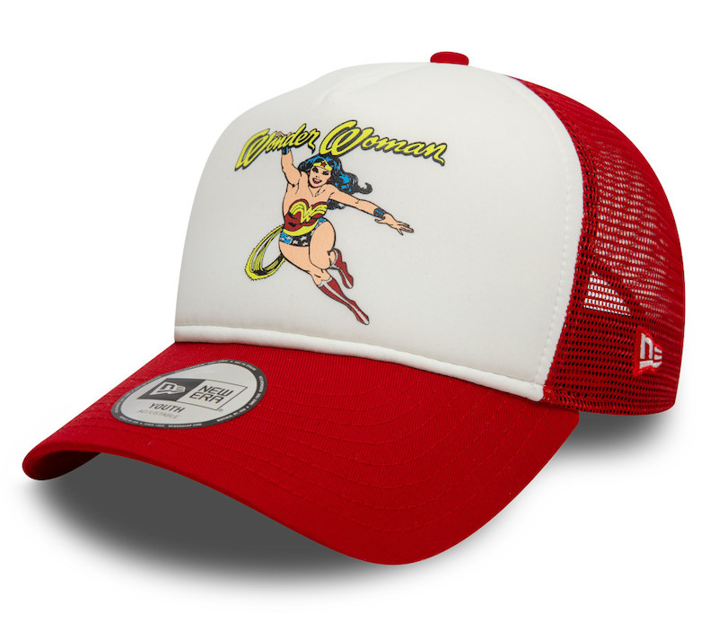 New Era Superwoman DC Rot 9Forty Youth Adjustable Trucker Cap