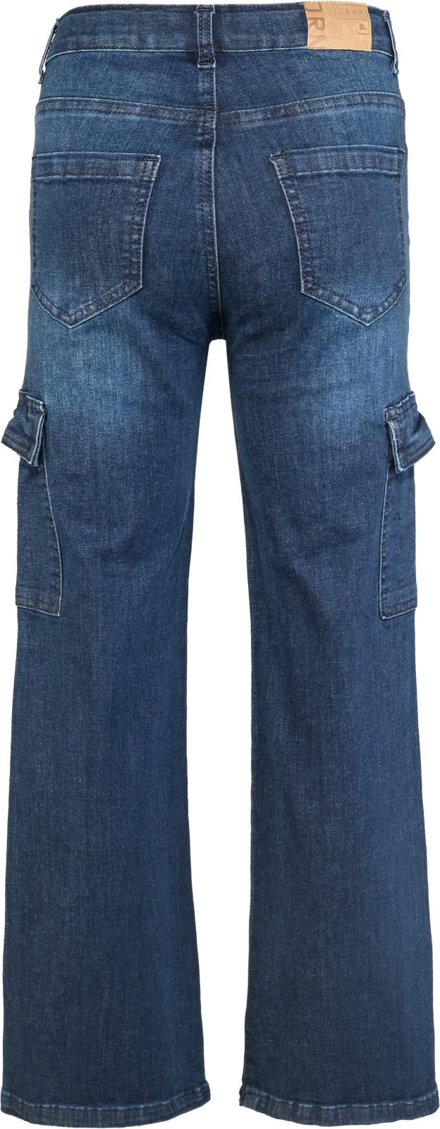 10_123213299620-1 Blue Effect Girls Wide Leg Cargo Jeans in Dunkelblau - Slim Fit