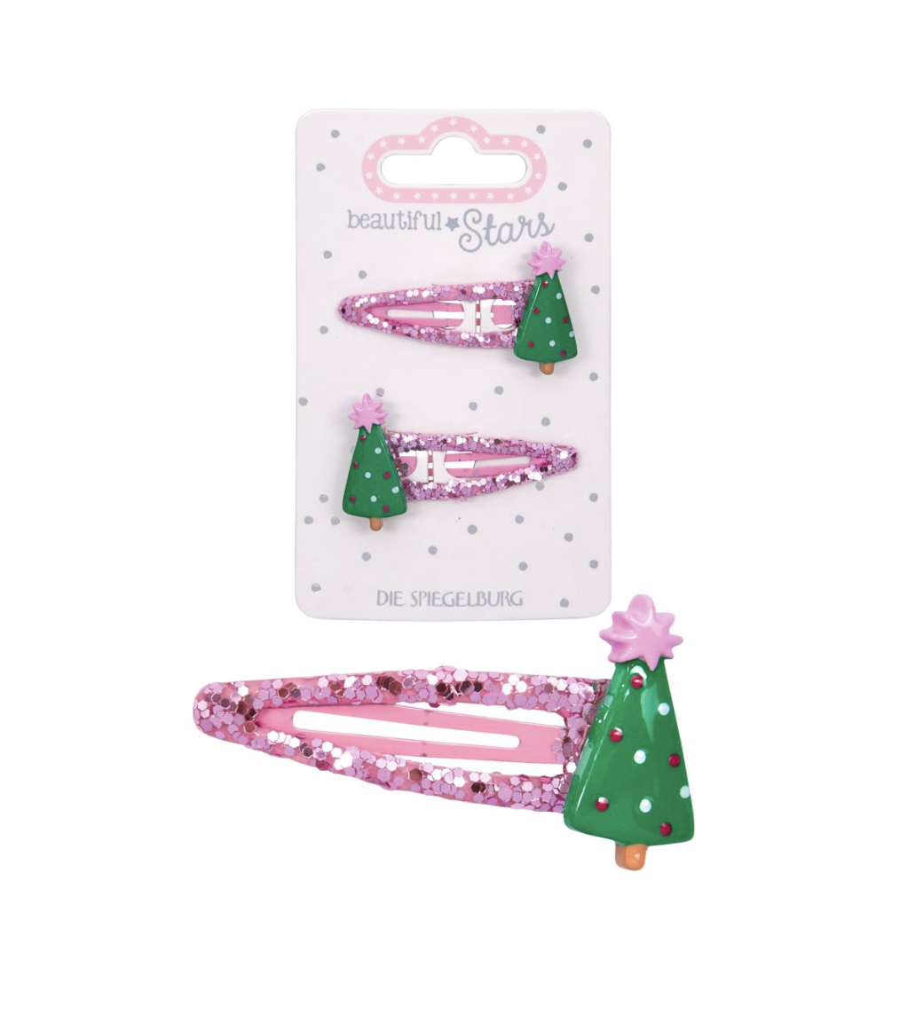 beautiful Stars Haarclips/Haarspangen Tannenbaum - wähle deine Farbe