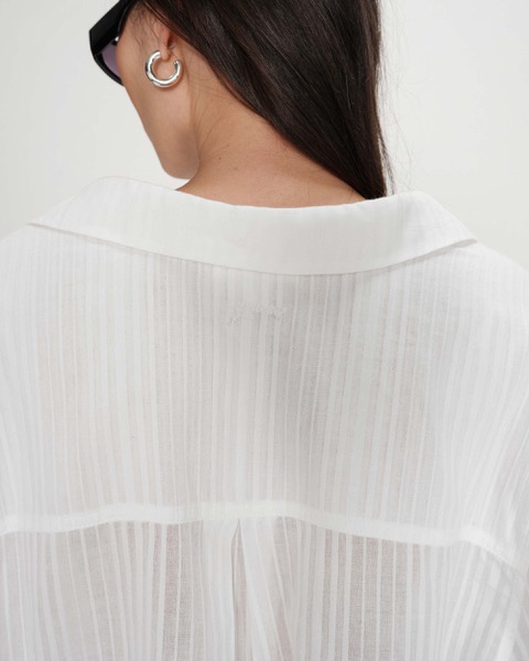 Grace & Mila Bluse Oversized - Ivoire Vibes 