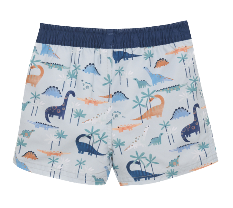 Color Kids Baby Badehose mit Schwimmwindel in Grau - Dinosaurier