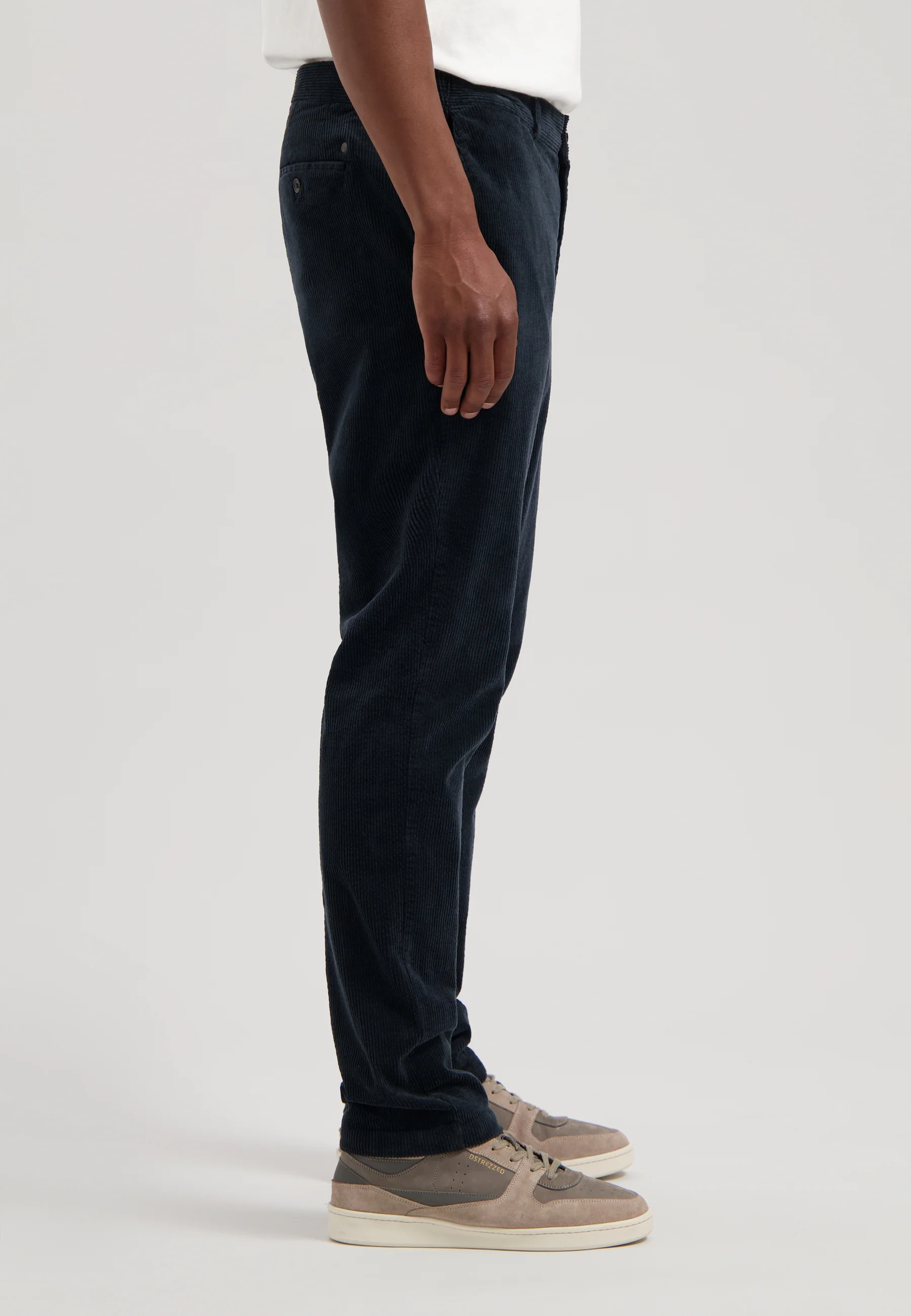 Dstrezzed Lancaster Ribcord Pants - Kordhose in Marineblau - SALE