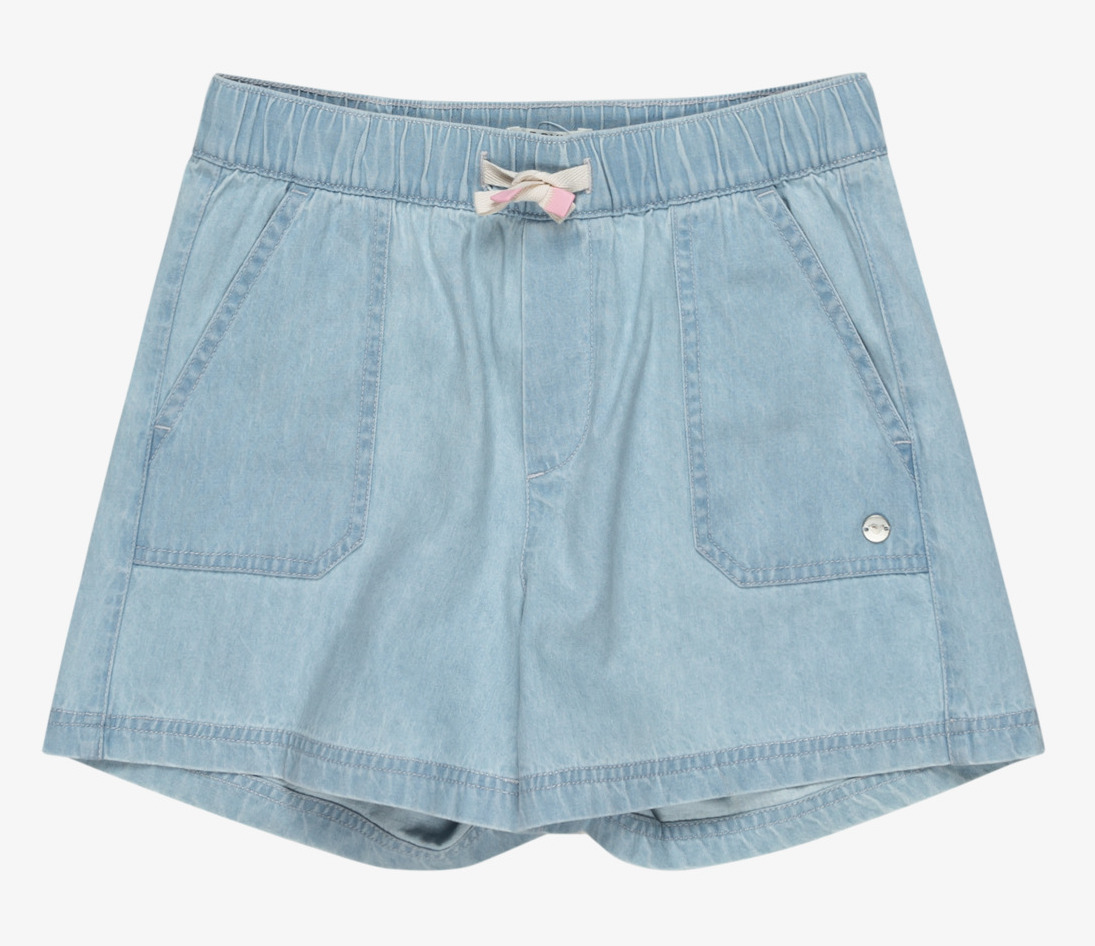 Roxy Call On Me - Denim-Shorts für Mädchen in Hellblau