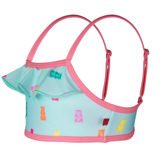 Someone Bikini Dobber in Light Aqua mit Gummibärchen