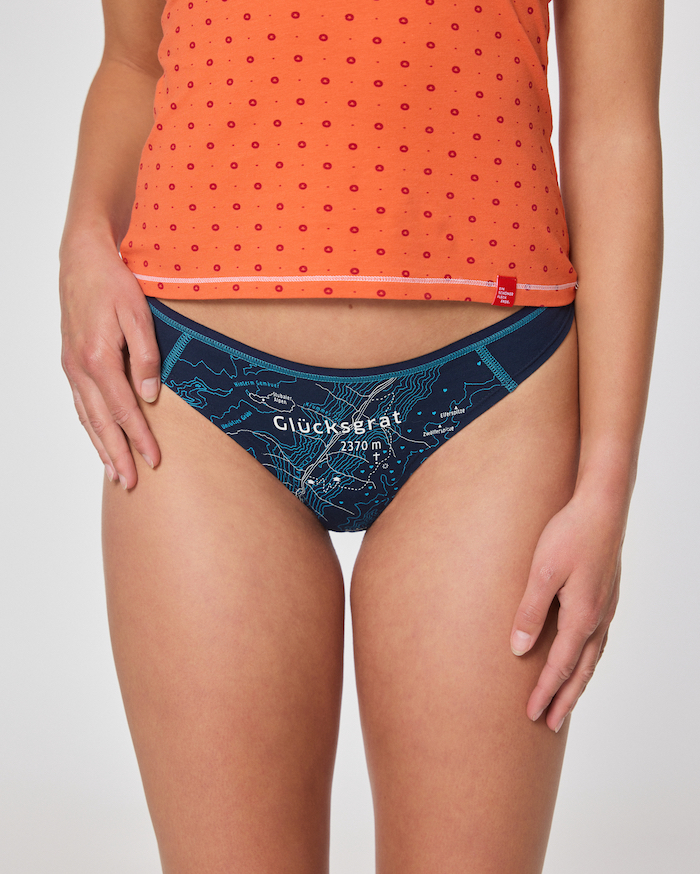 ESFE Alpine Bio-Wäsche Damen String Tanga in Tiefblau - GLÜCKSGRAT ESFE Alpine Bio-Wäsche Damen String Tanga in Tiefblau - GLÜCKSGRAT