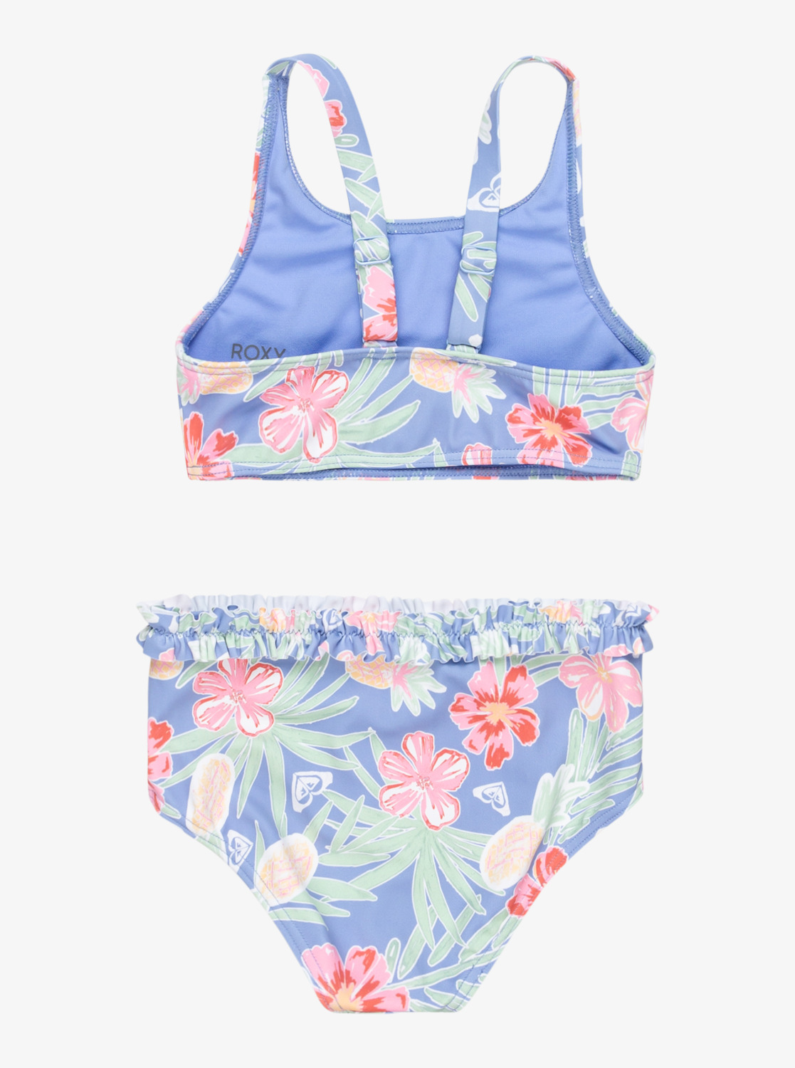 Roxy Tropical Story Bikini für Mädchen in Blau mit Tropical Blumen 