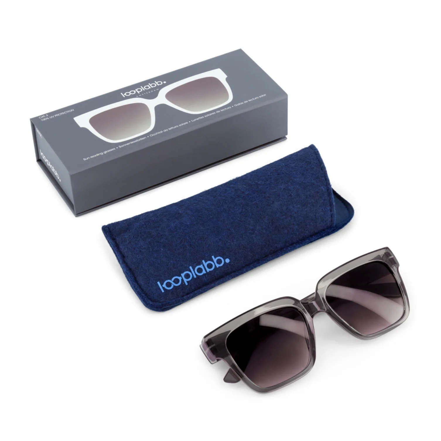 looplabb. Sonnenbrille MAX SUN in Crystal Black looplabb. Sonnenbrille MAX SUN in Crystal Black