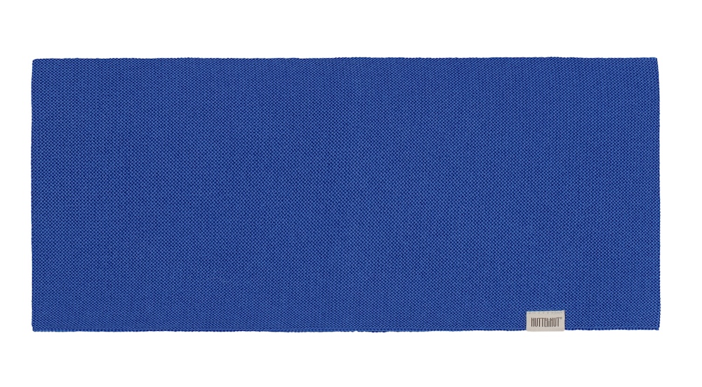 HUTTELiHUT Snood Merino Wolle Strick Loop Schal - Dazzling Blue - Blau