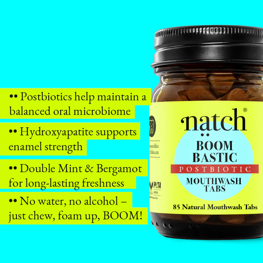 NATCH Mundspülung-Tabletten Postbiotic - Boombastic