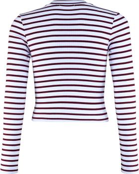 Blue Effect Mädchen Boxy Langarm Shirt Rot Gestreift Blue Effect Mädchen Boxy Langarm Shirt Rot Gestreift