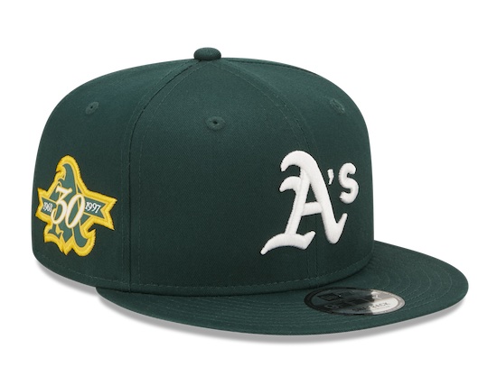 60358131_2wvegAUASYplUZ New Era 9Fifty Snapback Cap - Oakland Athletics Cooperstown in Grün