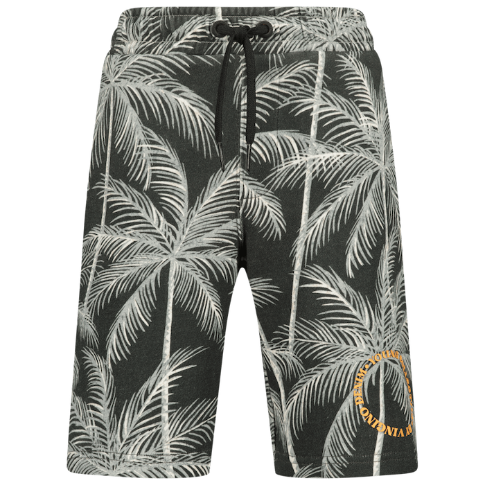 Vingino Jog Short Rasco in Greyish Blue - Palmendruck Schwarz