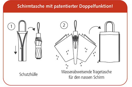 Coppenrath Spiegelburg Taschen Regenschirm & Duo Bag - I love Cats Regenschirm Katzenliebe