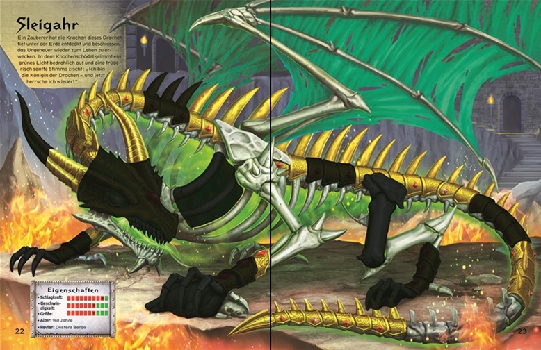 create_spread-19 Usborne Der Große Stickerspaß - Drachen