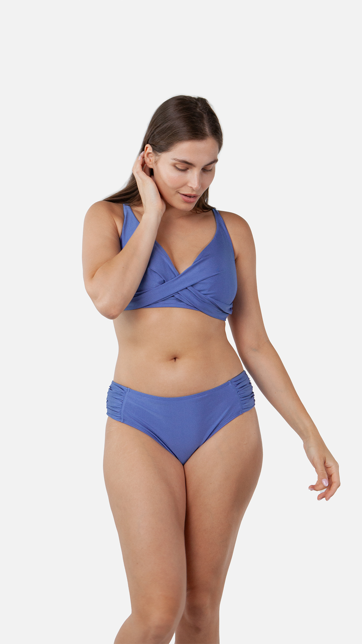 3240_04_MF1 Barts Bikini Top - Isla Cross Halter Full - Blau - E Cup