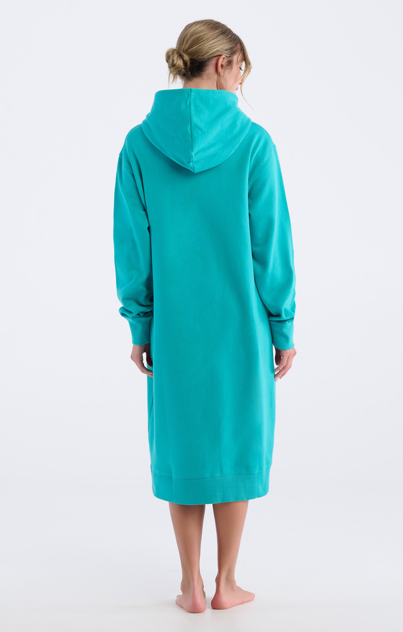 Little Blue House Oversized Zipper Hoodie Mantel Bademantel - Petrol Bär Little Blue House Oversized Zipper Hoodie Mantel Bademantel - Petrol Bär