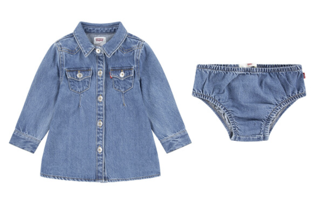 Levi's Mädchen Jeanskleid Drew me in - Blau - SALE Levi's Mädchen Jeanskleid Drew me in - Blau - SALE