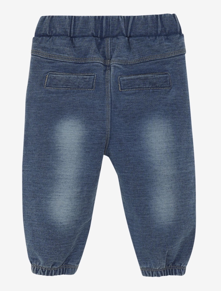 Minymo Sweat Denim Jogging Hose in Blau 