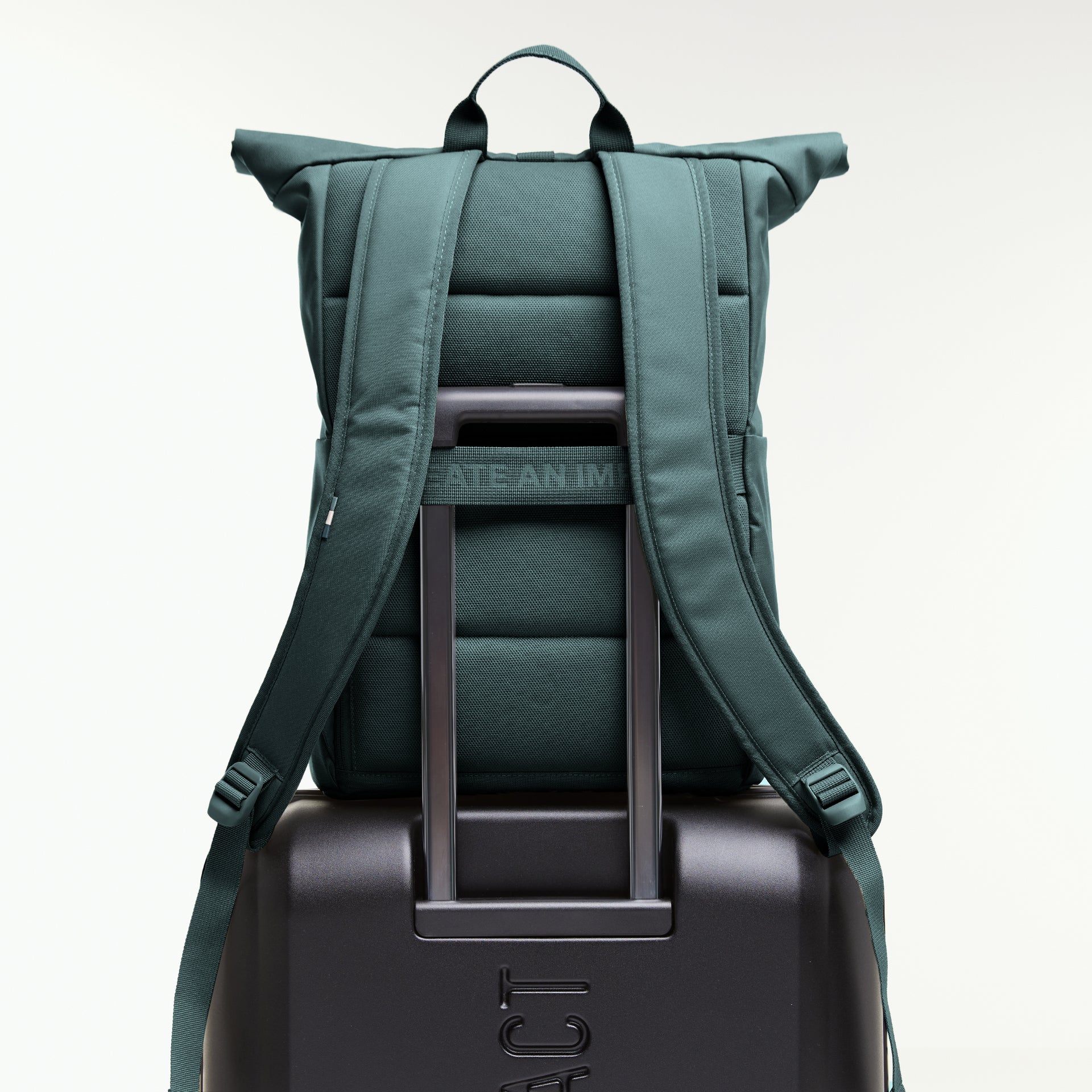 GOT BAG ROLLTOP EASY SEA TEAL - Rolltop Rucksack in Sea Teal Grün