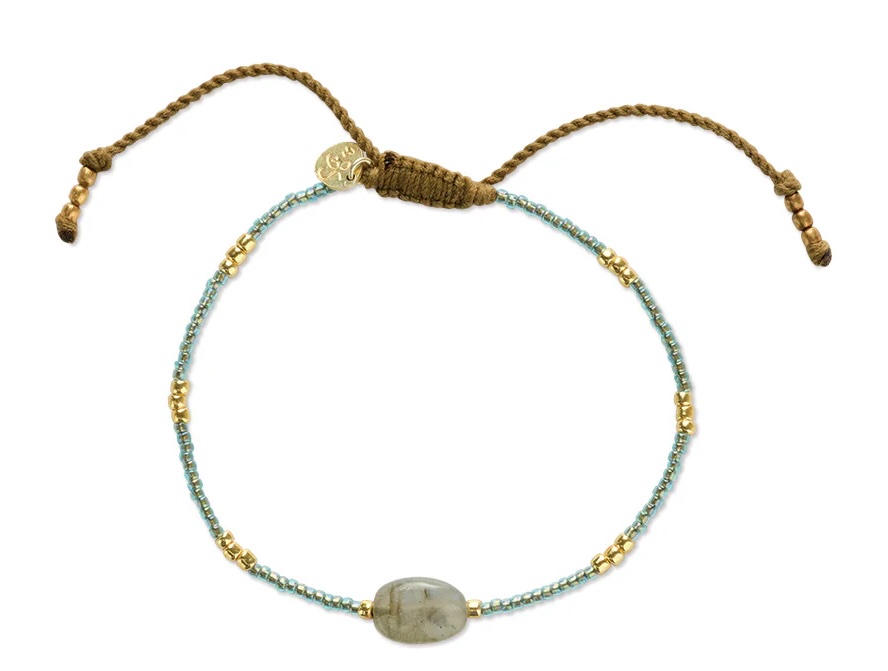 A Beautiful Story Wanting Labradorit Armband Gold 