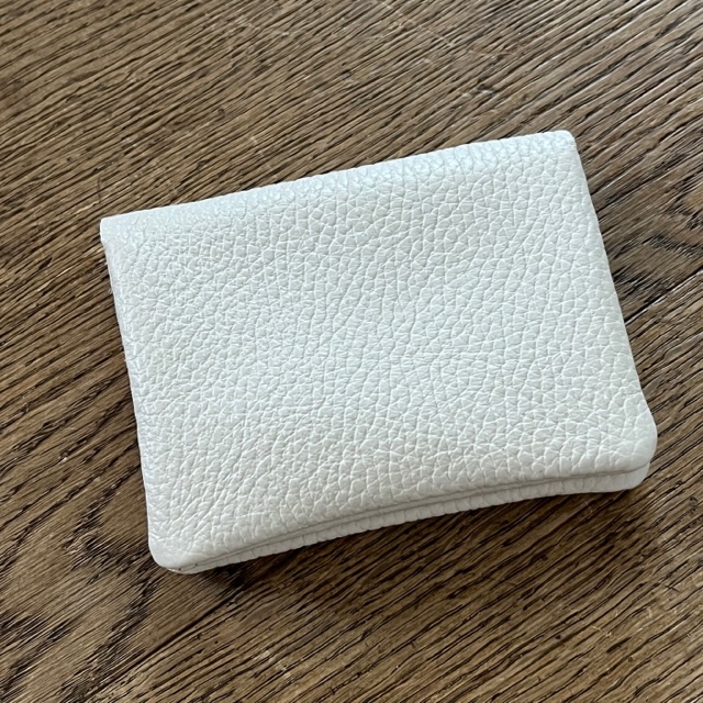 Soft Leder Geldbeutel in Creme - Klein
