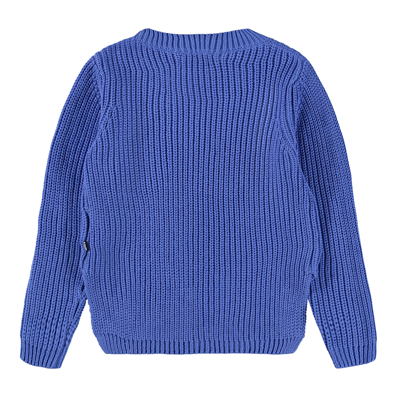 Molo Gillis Strickpulli Bio- Baumwolle Pullover in Violet Brilliant Blau Molo Gillis Strickpulli Bio- Baumwolle Pullover in Violet Brilliant Blau