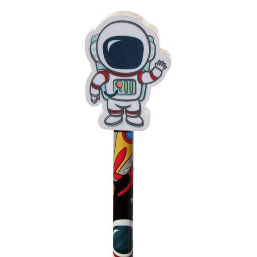 Bleistift mit Radierer - Hello Space Pencil & Eraser Topper