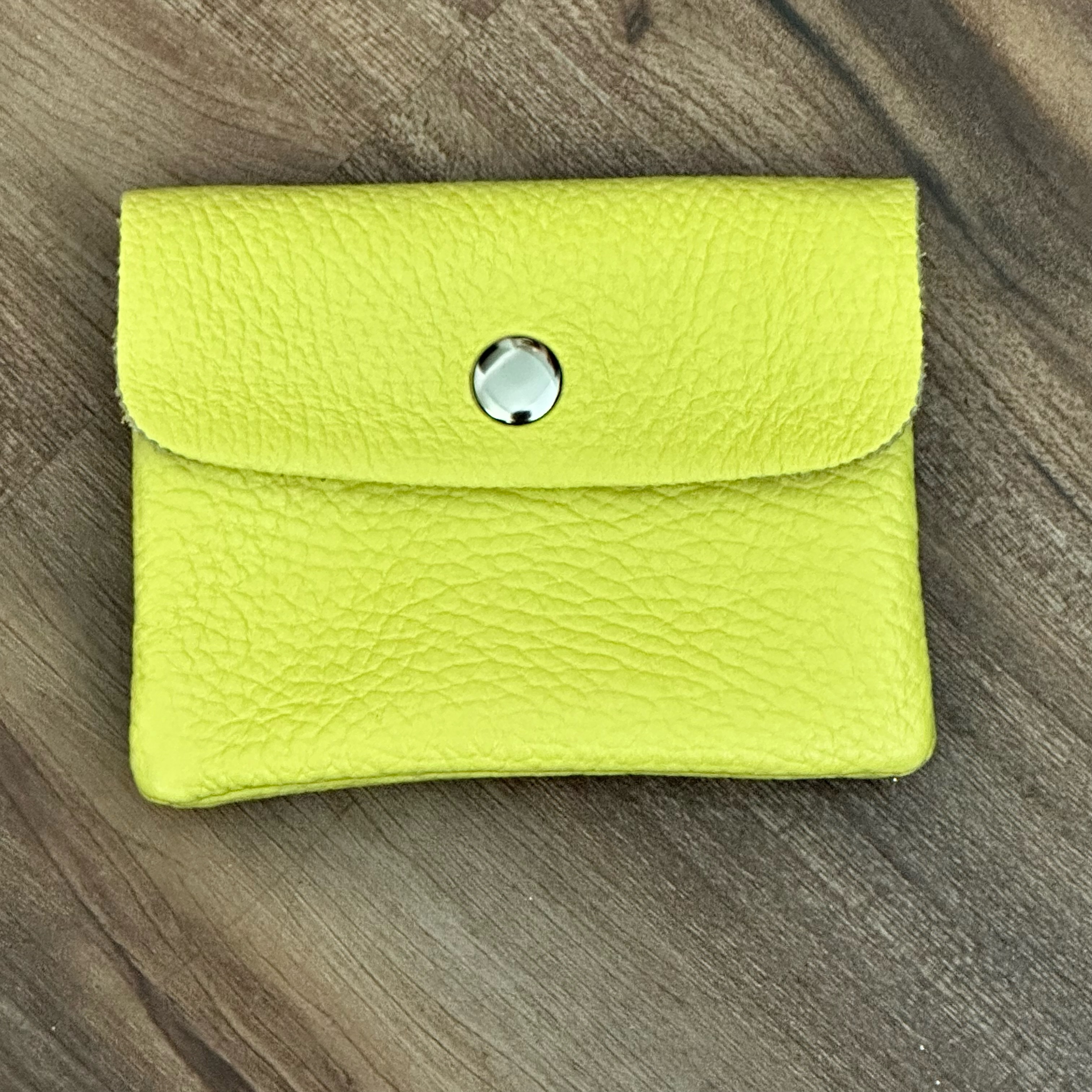BFF Soft Leder Geldbeutel in Sorbet Gelb - Klein
