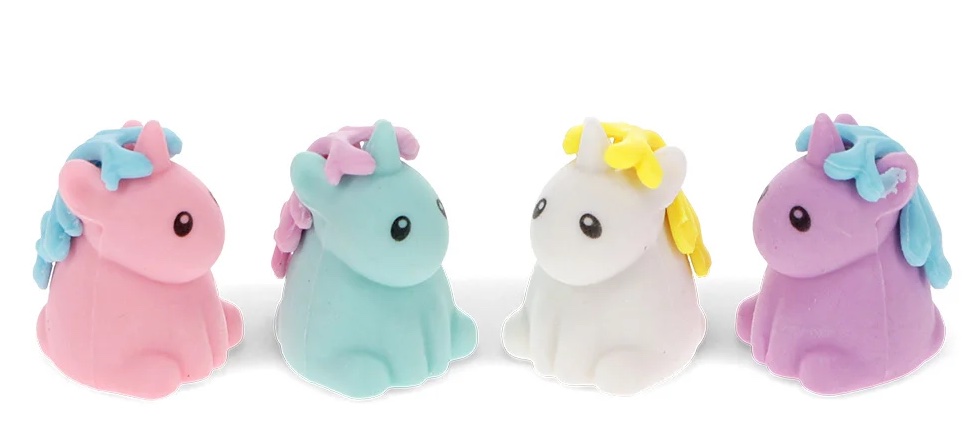 Rex London Radiergummis Unicorns Set of 4 - Einhorn Radiergummis