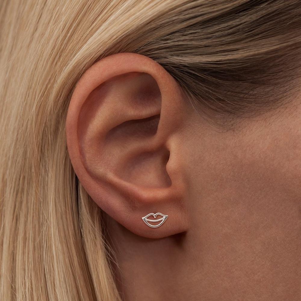 LuLu Secret - Glänzend Silber- Lippen