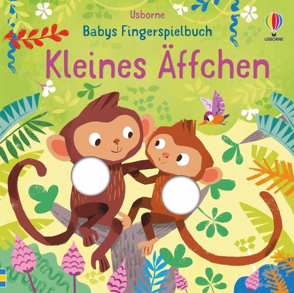 Usborne-Babys-Fingerspielbuch-Kleines-Affchen Usborne Babys Fingerspielbuch Kleines Äffchen