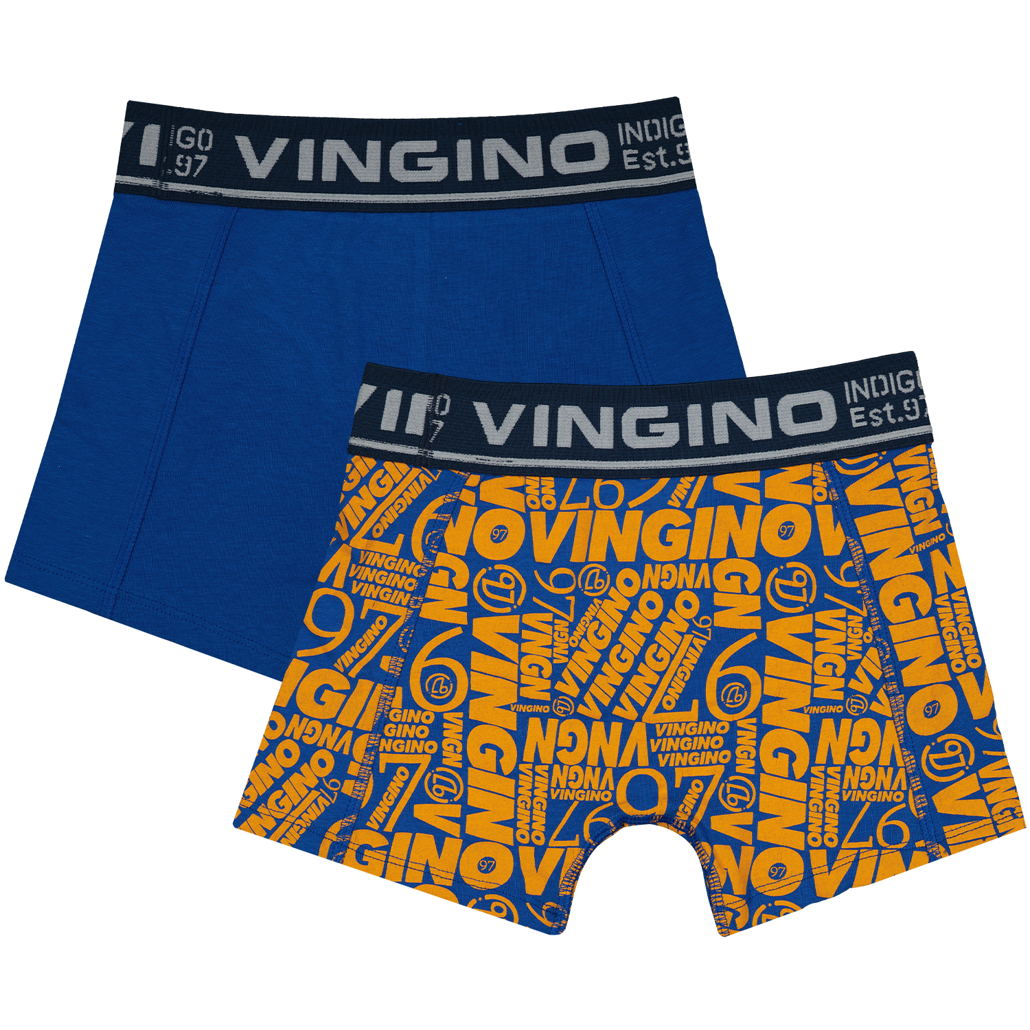 Vingino Unterhosen Boxershort 2er Pack - VNGN - Blau/Orange