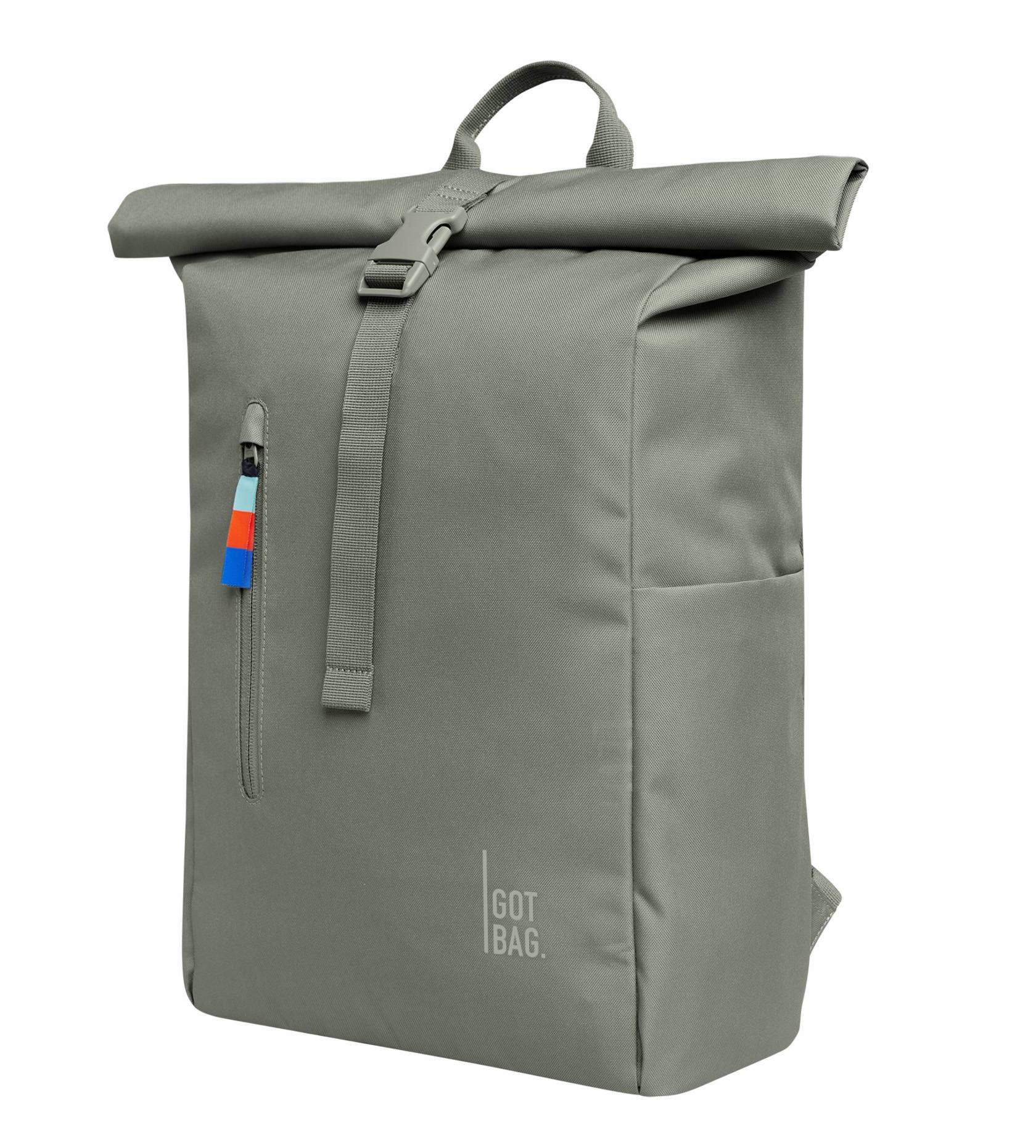 GOT BAG ROLLTOP EASY BASS GREEN - Rolltop Rucksack in Pistazie Grün