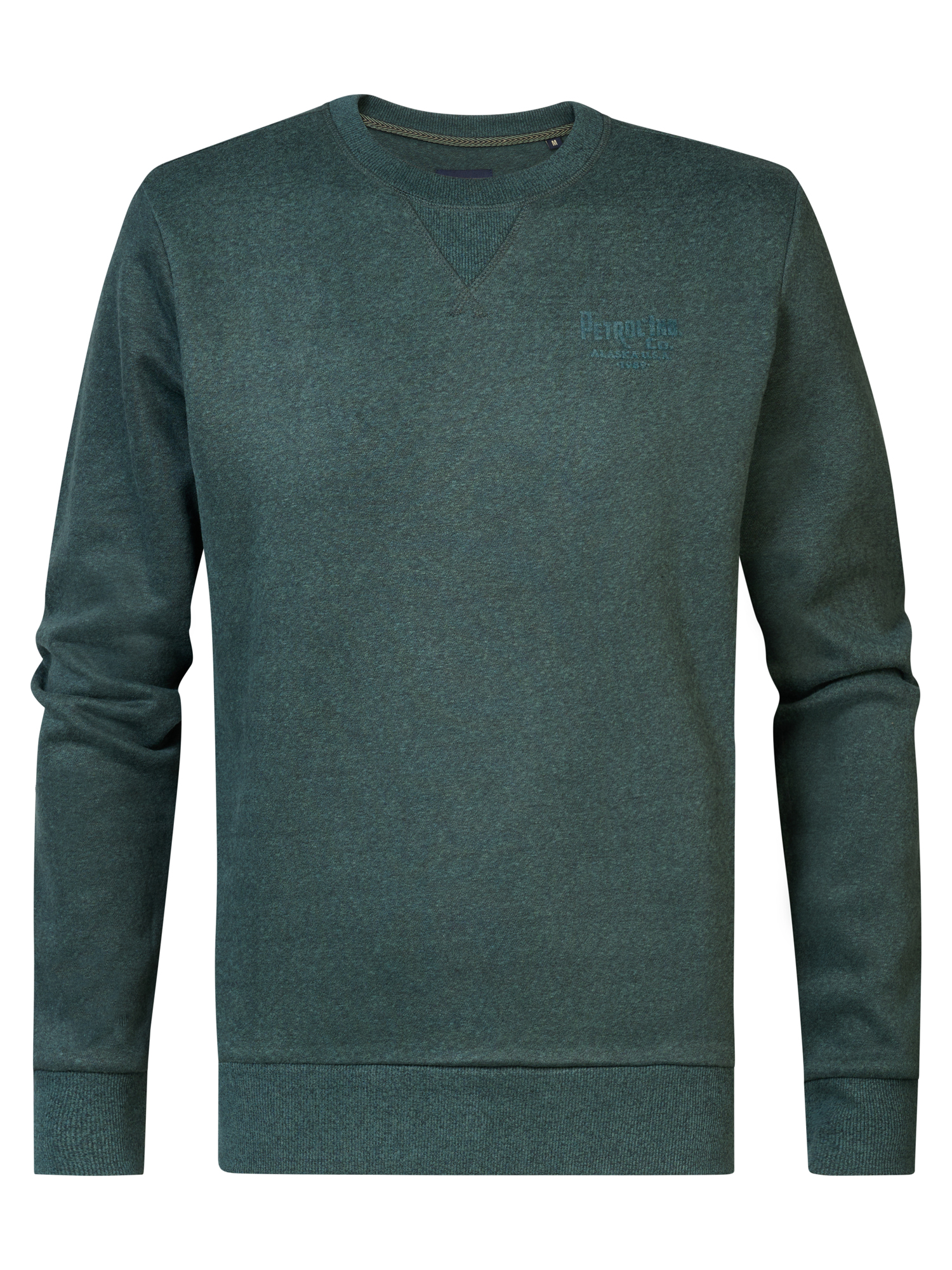 Petrol Industries Sweatshirt Bottle Green - Flaschengrün - SALE Petrol Industries Sweatshirt Bottle Green - Flaschengrün - SALE