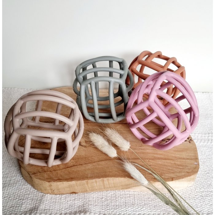 Rammelaartje Flexible Motorkugel aus Silikon – Puderrosa